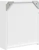 vidaXL Spiegelschrank mit LED-Beleuchtung Weiß 45x13x52 cm Produktbild-Vorschau 9