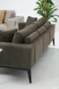 Zweisitzer Sofa 2 Sitzer Stoff Grau Modern Design Produktbild-Vorschau 5