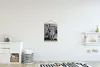 MuchoWow® Textilposter Zebra - Wand - Tür - Tiere - Schwarz Produktbild-Vorschau 2