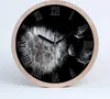 Holzuhr 30fi cm wanduhr - schwarze Spitzen - Löwenzahn Produktbild-Vorschau 1