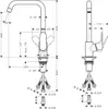 Hansgrohe Spt.-Einhebelmischer FOCUS 31822000 Produktbild-Vorschau 2