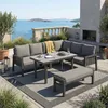 Set da pranzo da giardino Merax per 8 persone, set lounge Anteprima dell’immagine prodotto 1