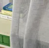 WOLTU Gardinen transparent mit Kräuselband Leinen Optik, Produktbild-Vorschau 4