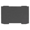 A top-down view of a black foam insert. Produktbild-Vorschau
