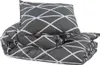 vidaXL Set di biancheria da letto grigio 200x200 cm cotone Anteprima dell’immagine prodotto 3