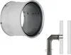 Ofenrohr-Doppelwandfutter Bertrams Ø 160 mm blank gussgrau Produktbild-Vorschau 1