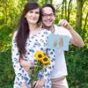 Mr. & Mrs. Panda Schild Bären mit Hut DIN A5 - Blau Pastell Produktbild-Vorschau 4
