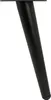 A single black furniture leg is shown against a white background. Podgląd zdjęcia produktu