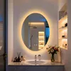 WISFOR Miroir de salle de bain LED, ovale, 60x80 cm, miroir Voir les images du produit 3