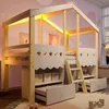 Flieks Lit superposé 90x200cm avec Led, lit d'enfant lit de Voir les images du produit 3