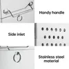A collage of close-up images showing different features of a portable camping wood stove. Náhled obrázku produktu