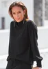 LASCANA Strickpullover mit kleinem Stehkragen schwarz Größe Produktbild-Vorschau 8