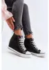 Trampki Damskie Na Koturnie Cross Jeans NN2R4005 Czarne 41 Podgląd zdjęcia produktu 4