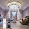 75W Leise Deckenventilator, Kristall Deckenleuchte RGB Produktbild-Vorschau 1