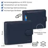 Leder Geldbörse Herren Portemonnaie RFID Querformat Produktbild-Vorschau 3