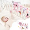 Infant Baby Elefant Krippe Bett Um Rassel Glocke Cartoon Produktbild-Vorschau 3