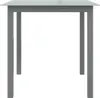 vidaXL Gartentisch Hellgrau 80x80x74 cm Aluminium und Glas Produktbild-Vorschau 1
