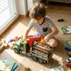 Malplay Lastwagen mit Kran Holzballen Light Sound Moving Produktbild-Vorschau 3