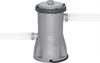 A standalone image of a pool filter pump with hoses attached. Produktbild-Vorschau