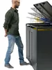 Westmann Pedura 8 Metall Mülltonnenbox mit Fußpedal 8x240 L Produktbild-Vorschau 8