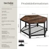 tectake® Couchtisch Norwich 86,5 x 75 x 46,5 cm Produktbild-Vorschau 6