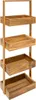 Regal "blackacia" 4 ebenen 88x26cm aus akazienholz - 5 five Podgląd zdjęcia produktu 1