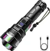LED Taschenlampe Aufladbar, Extrem Hell Zoombares Produktbild-Vorschau 1