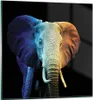 Bilder auf glas - Einteilig - Bunt Elefant Fotografie - Produktbild-Vorschau 1