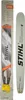 A Stihl chainsaw bar and its packaging are displayed against a white background. Anteprima dell’immagine prodotto