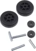 A set of vacuum cleaner brush replacement parts, including wheels and pins, on a white background. Náhled obrázku produktu
