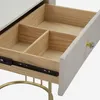 Montpellier Crema Glam Konsolentisch – Vergoldetes Produktbild-Vorschau 13