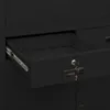 vidaXL Armadio per ufficio nero 90x40x180 cm in acciaio Anteprima dell’immagine prodotto 8