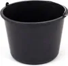 A black bucket on a white background. Anteprima dell’immagine prodotto