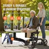 SucceBuy Rollator 2 en 1 et fauteuil de transport pour Voir les images du produit 3