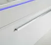 Badmöbel Set 90cm Weiß Hochglanz Keramik Becken runder LED Produktbild-Vorschau 5