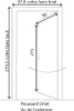 Porte d'entree Bois vitree, Mathilde RAL 7016, H215 x L90 Voir les images du produit 4