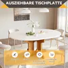 Runder Ausziehbarer Tisch Küchentisch 90-120 cm, 4-8 Produktbild-Vorschau 6