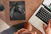 MuchoWow® Mauspad Mousepad Pferd - Tiere - Schwarz - Weiß - Produktbild-Vorschau 3