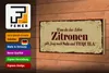 Holzschild Spruch 27x10cm Zitronen gibt frag nach Tequila Produktbild-Vorschau 4