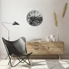 Wanduhr - Rund - Glasuhr - Schwarzweiß Paris Balkon - Produktbild-Vorschau 6
