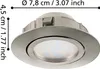EGLO 3er Set LED Einbaustrahler Pineda, Deckenspot Produktbild-Vorschau 3