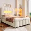 A bedroom scene with a bed as the main focus. Produktbild-Vorschau
