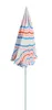 Sonnenschirm Strandschirm UV 30+ Balkonschirm blau Kreise Produktbild-Vorschau 8