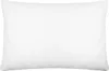 A plain white pillow on a white background. Produktbild-Vorschau