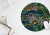 MuchoWow® Mauspad Mousepad Muster - Blumen - Glühen 40x40 Produktbild-Vorschau 6