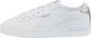 A side view of a white Puma Jada Distressed sneaker with silver accents on the heel. Podgląd zdjęcia produktu