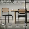 ML-Design Esszimmerstühle 2er Set, Schwarz, Küchenstuhl mit Produktbild-Vorschau 2