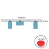 FRANKEN Magnetleiste (B)50 mm x (L)1.000 mm 5 x 100 cm Produktbild-Vorschau 3