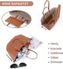 GSenhui Damen Handtasche Tote Bag Umhängetasche Groß Produktbild-Vorschau 4