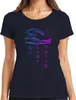 t-Shirt damski Japanese Wave Ukiyoe Neon Vaporwave Podgląd zdjęcia produktu 6